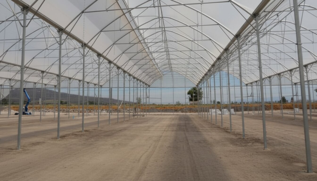 Importancia de la altura bajo canal para el diseño estructural del invernadero