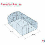 Túnel Paredes Rectas 4m